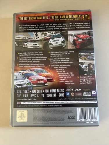 V8 Supercar Race Driver PlayStation 2 Platinum AUS PAL With Manual | Mint - Picture 2 of 5