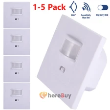 AC100-240V Infrared PIR Motion Sensor Detector Outdoor Wall Light Switch LED LOT