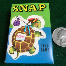 Vintage Whitman Mini Card Game "Snap" 60's New in Original Box.