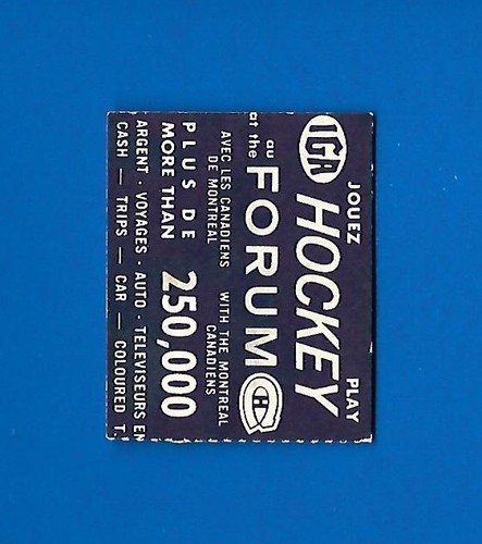 1967-68 IGA MONTREAL CANADIENS 67-68 NHL HOCKEY CARD 1-23 SEE LIST - Picture 4 of 118