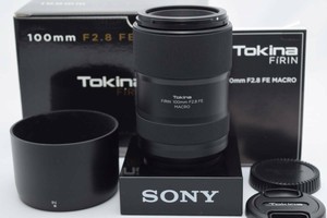 Good Condition Tokina Tokina Firin 100mm F2 8 Fe Macro Sony E Mount With Origina Ebay