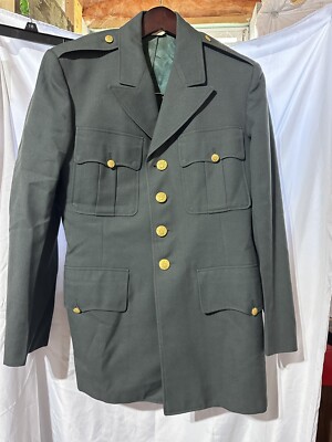 Vintage US ARMY Class A Dress Uniform Vietnam Era 1964 Size 38R