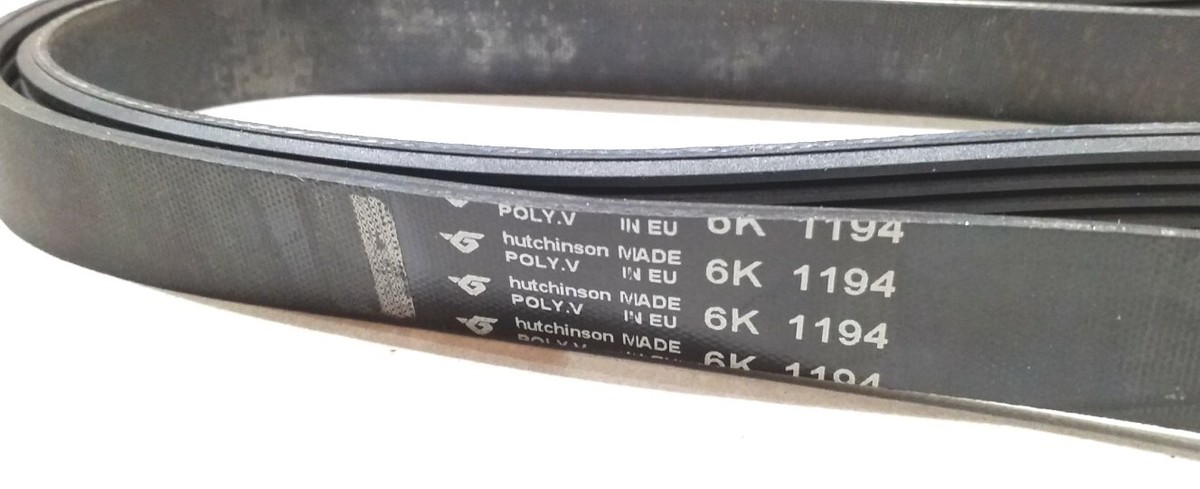 1194K6 Hutchinson Poly-V Serpentine Belt Free Shipping Free