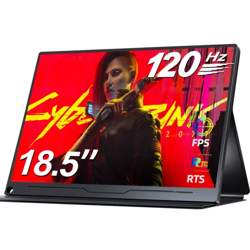 UPERFECT 18,5" 120Hz Gaming Monitor Tragbarer Monitor USB-C Monitor Freesync