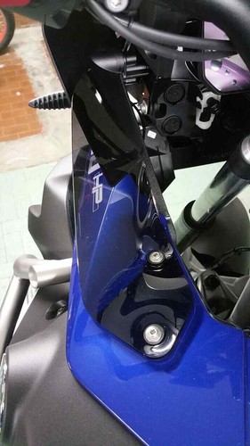 1 PAAR SCHWARZE RAUCHABWEISER BMW R 1250 GS ADVENTURE 2019-> 2PEZZI KEINE ÄNDERU - Bild 5 von 6