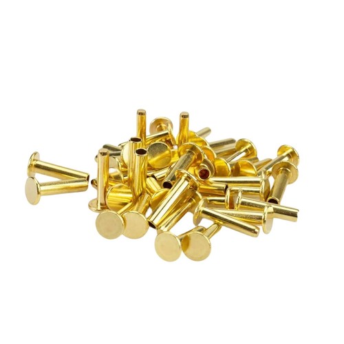 Brass Rivets Handle Cutlery Rivets 5/16 x 5/8 Knife Making Handle Pins Brass 12 Sets | eBay