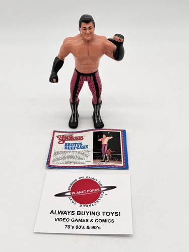 Brutus Barber Beefcake w/ Card Complete WWF Vintag...