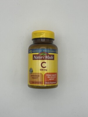 (Exp. 04/2026) Nature Made Vitamin C 500mg 250 Caplets