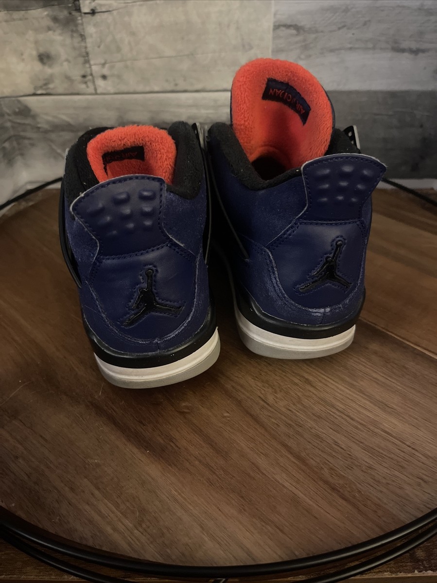 Nike Air Jordan 4 Retro BG Winterized Loyal Blue GS CQ9745-401