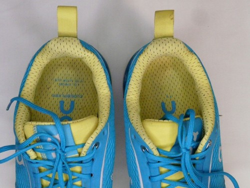 On Cloud Cloudtec Womens Running Shoes Sneakers Turquoise Yellow Size 8 - Picture 10 of 11