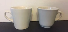 Homer Laughlin China Small Diner Style Coffee Mugs HLC Cups Lot of 2VINTAGE