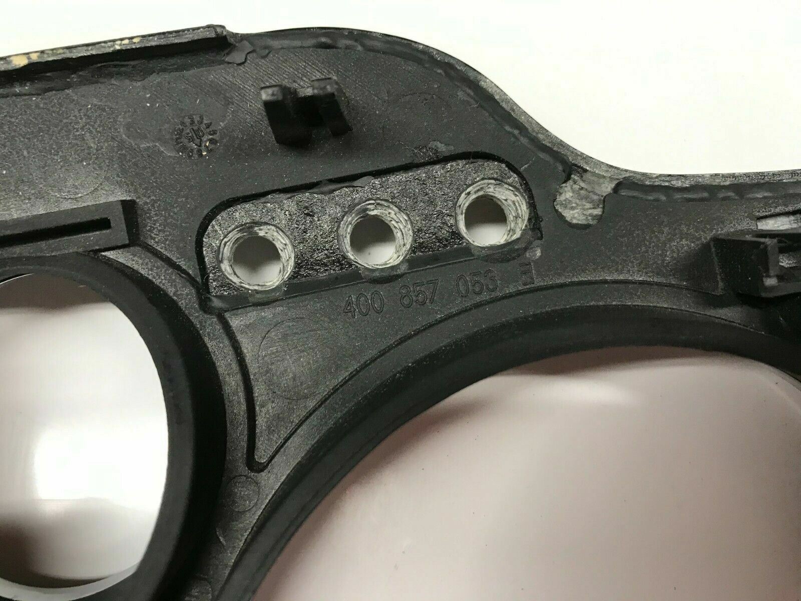 LAMBORGHINI GALLARDO CARBON FIBER INSTRUMENT CLUSTER BEZEL TRIM OEM 400857053F