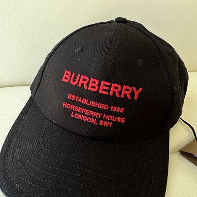 キャップ Burberry Embroidered Cotton Baseball Cap Burberry Embroidered cotton cap for baseball | The Fashion