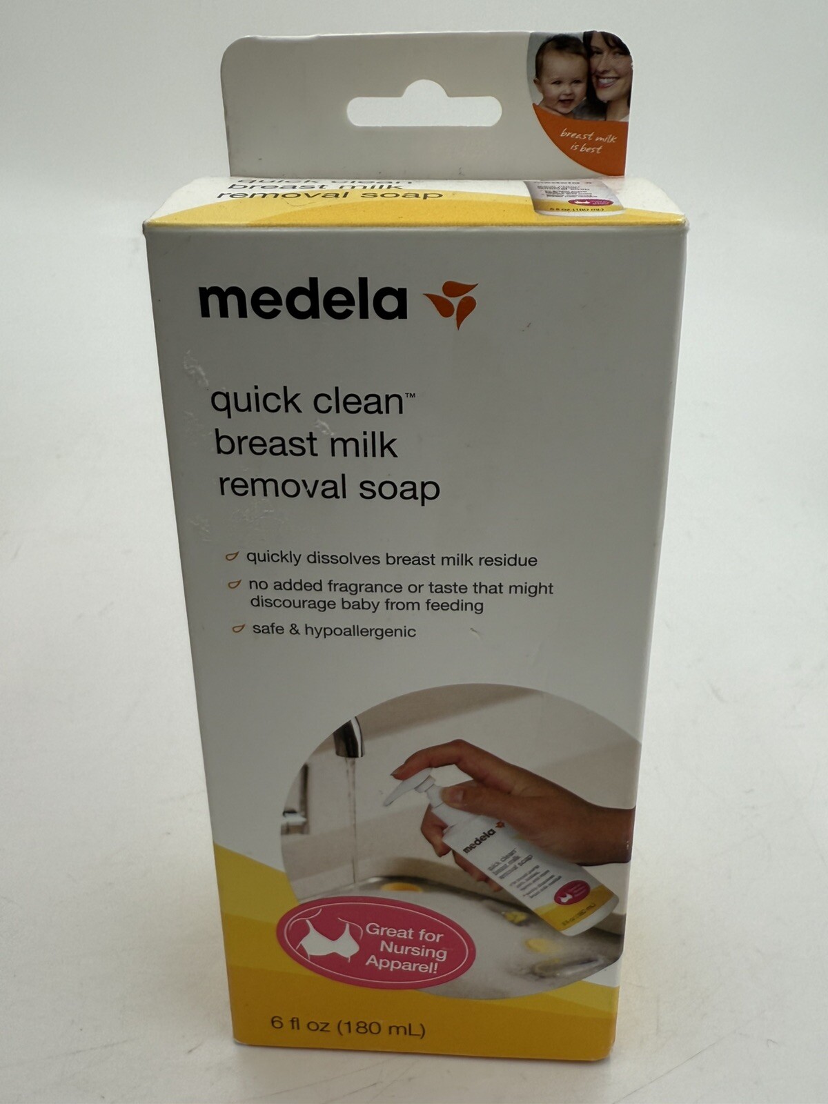 MEDELA Quick Clean Breastmilk Removal SOAP  Great For Nursin