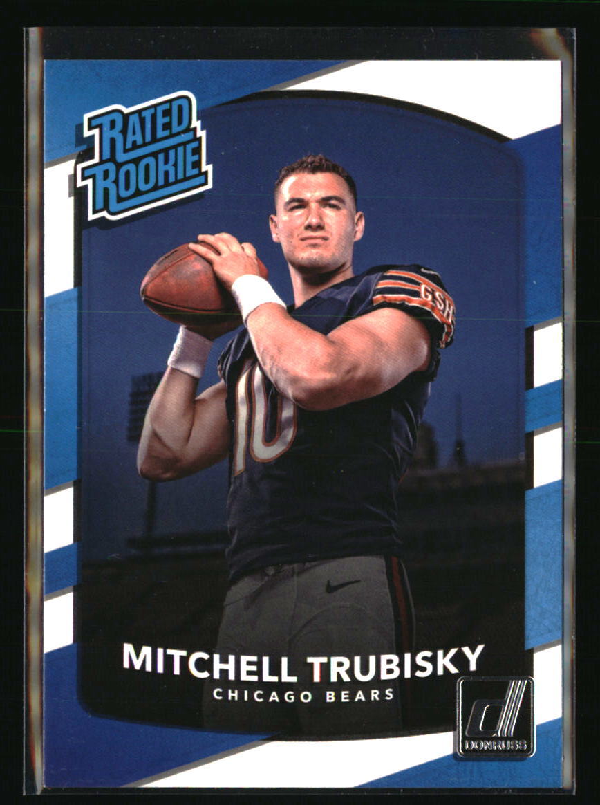 Mitchell Trubisky 2017 Donruss #328 FOOTBALL Card