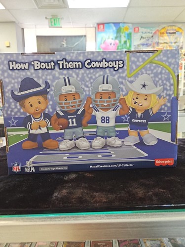 Little People NFL Set figure da collezione - DALLAS COWBOYS - AMERICAS TEAM-Series 1 - Foto 2 di 2