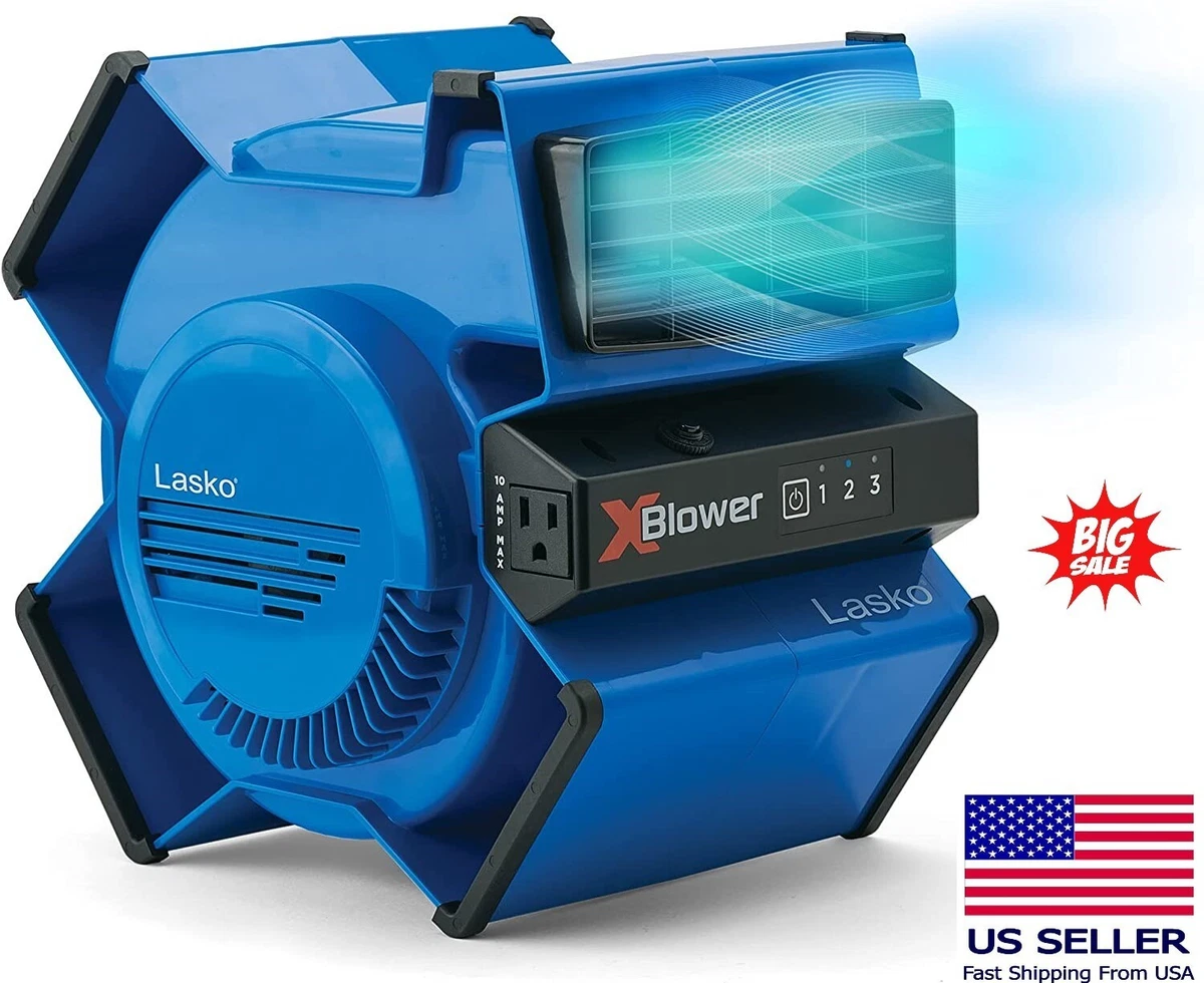 X-Blower X12905 6 Position High Velocity Pivoting Utility Blower Fan  11u0026#034; Blue | eBay