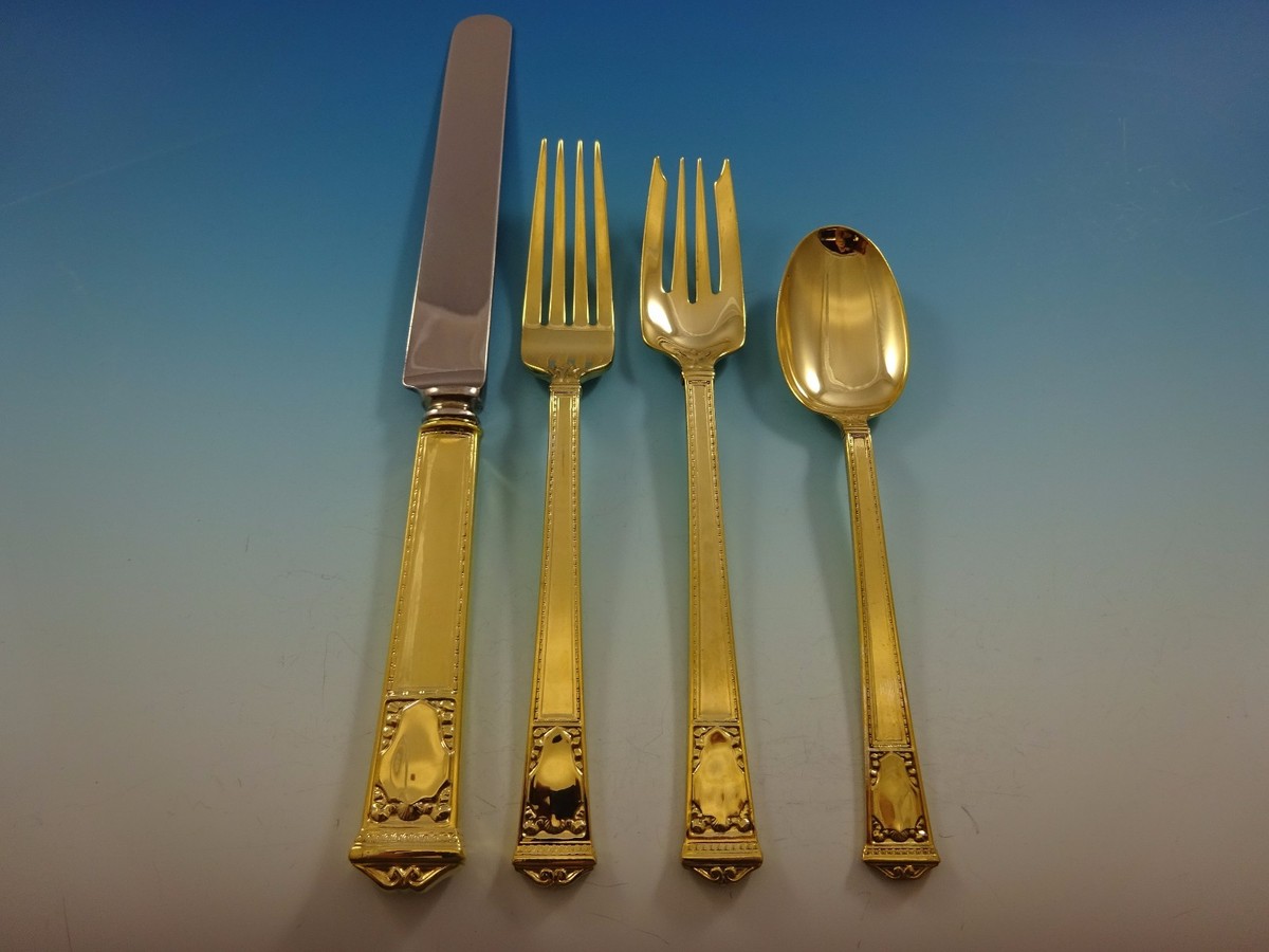 San Lorenzo Gold by Tiffany and Co. Sterling Silver Flatware Set