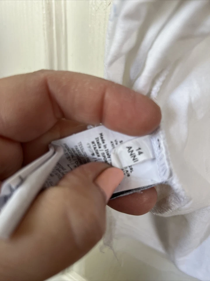 Camisa jeans feminina manga curta Miss Bluemarine - Imagem 4 de 4