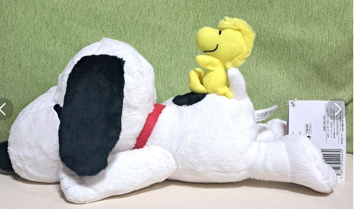 SNOOPY L plush doll Snoopy & Woodstock Buttocks Ver.2024 sega | eBay