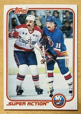 Bryan Trottier 1981-82 Topps Hockey Super Action #132 New York Islanders NM-MT