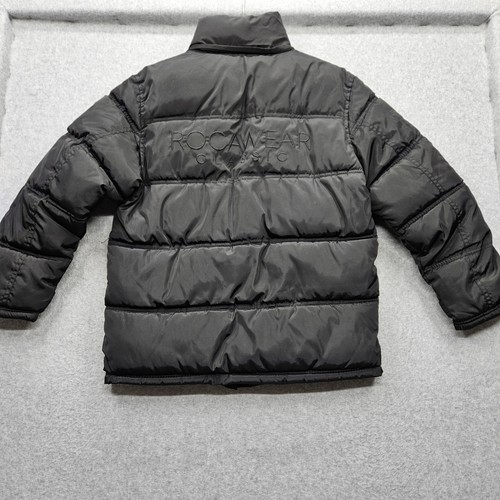 Rocawear Youth Medium Black Puffer Winter Coat - Picture 17 of 19