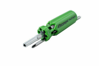PICQUIC MULTIQUE - Multi-Bit Screwdriver Slim Handle -Gecko Green - no packaging
