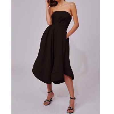 NWT C/MEO Collective Vibrant Strapless Flowy Midi Dress Size XS | eBay