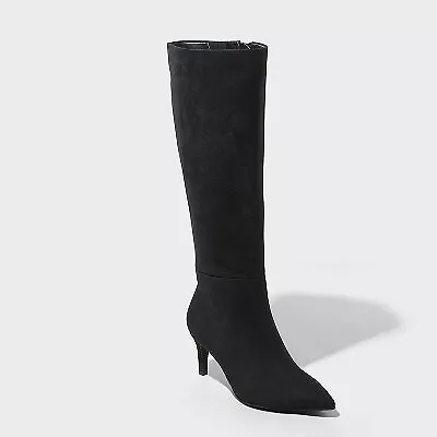 Tall black dress boots clearance womens