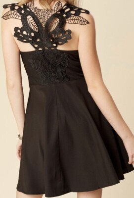 Altar'd State Black Butterfly Knee Length Dress New w/ Tags | eBay