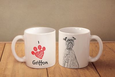 Grand Griffon Vendéen - ein Becher ''I love'' Subli Dog, DE
