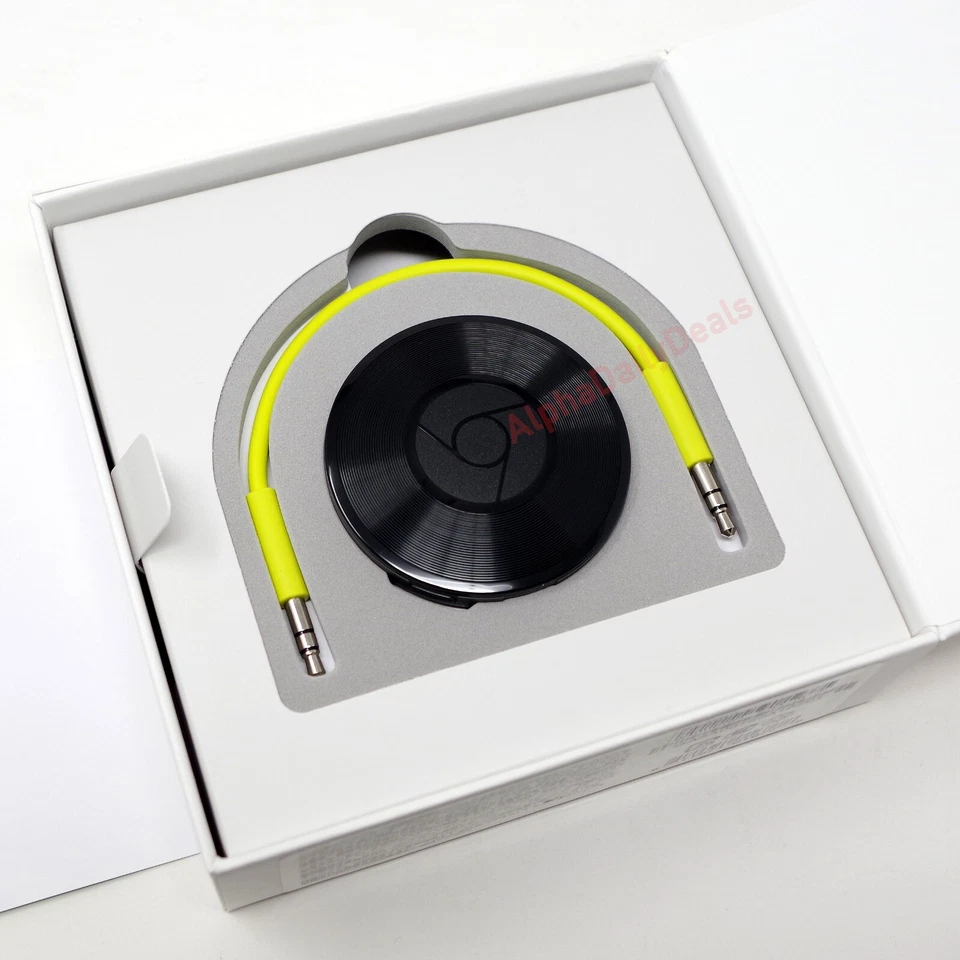 NEW Google Chromecast Audio Media Streamer Black RUX-J42 - Image 2 of 4