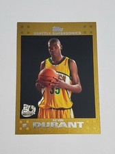 2007 Topps Kevin Durant Gold Border Rookie Card /2007