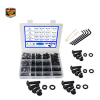 M2 M3 M4 M5 Schrauben Set 1180 StüCk Karbonstahl Schwarz Se