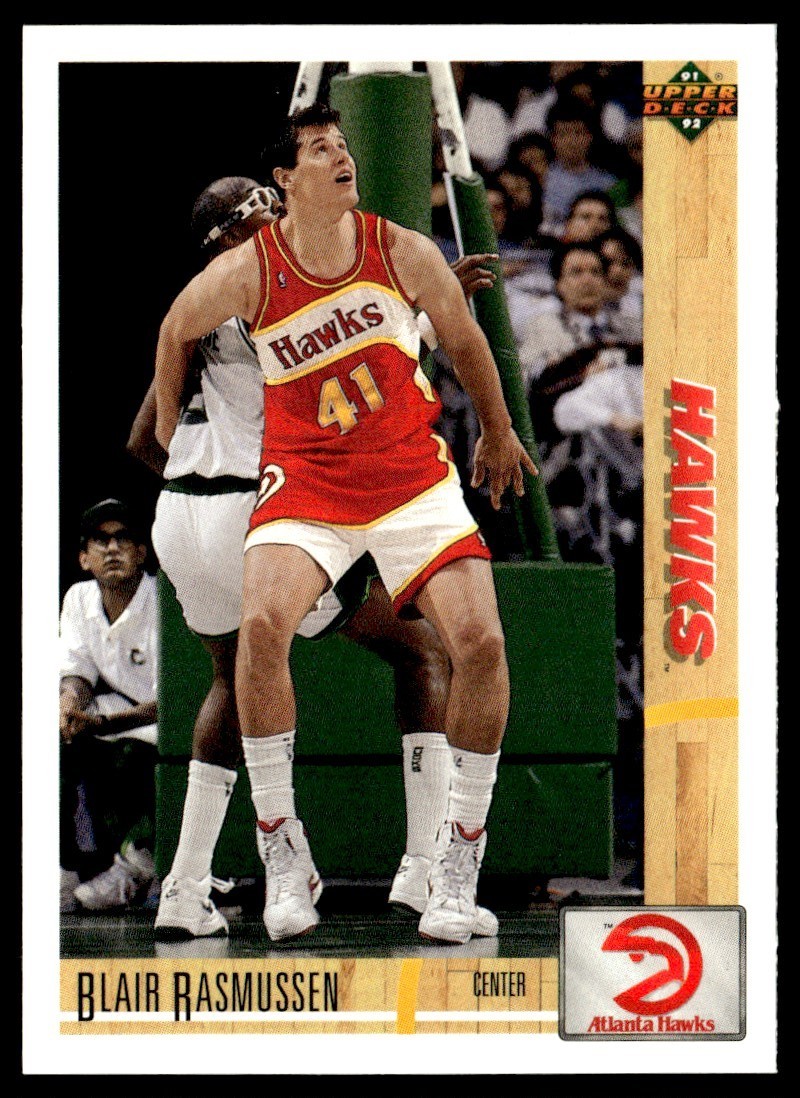 1991-92 Upper Deck Blair Rasmussen Atlanta Hawks #164