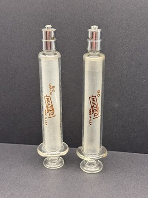 B-D Multifit 5cc / 5ml Glass syringe with luer lock tip, set of 2