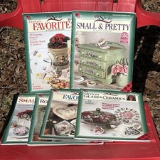 6 Donna Dewberry One Stroke Folk Art Decorative Painting Books w/ Patterns Lot