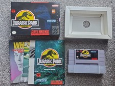 Jurassic Park (Super Nintendo SNES) Complete in Box CIB - Tested
