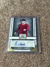 2022 Leaf Ultimate Soccer Bobby Clark RC Auto Gold 02/12 Rookie Card. rookie card picture