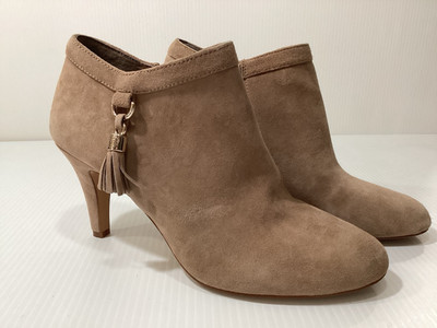 Women’s Vince Camuto Heeled Suede Ankle Boots With Tassels Size