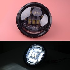 1Pcs 7" LED Headlight DRL Turn Signal Combo Fit for Jeep Wrangler Hummer H1 & H2