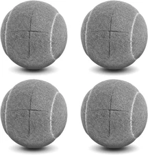 ANCKNE Walker Tennis Balls Precut for Walkers 4PCS Gray 