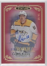 2019-20 Upper Deck Stature Rookies Red Auto 39/45 Rem Pitlick #123 Auto 0i1q