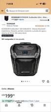 ECOXGEAR EcoBoulder Waterproof Bluetooth Portable Speaker 100W Gray