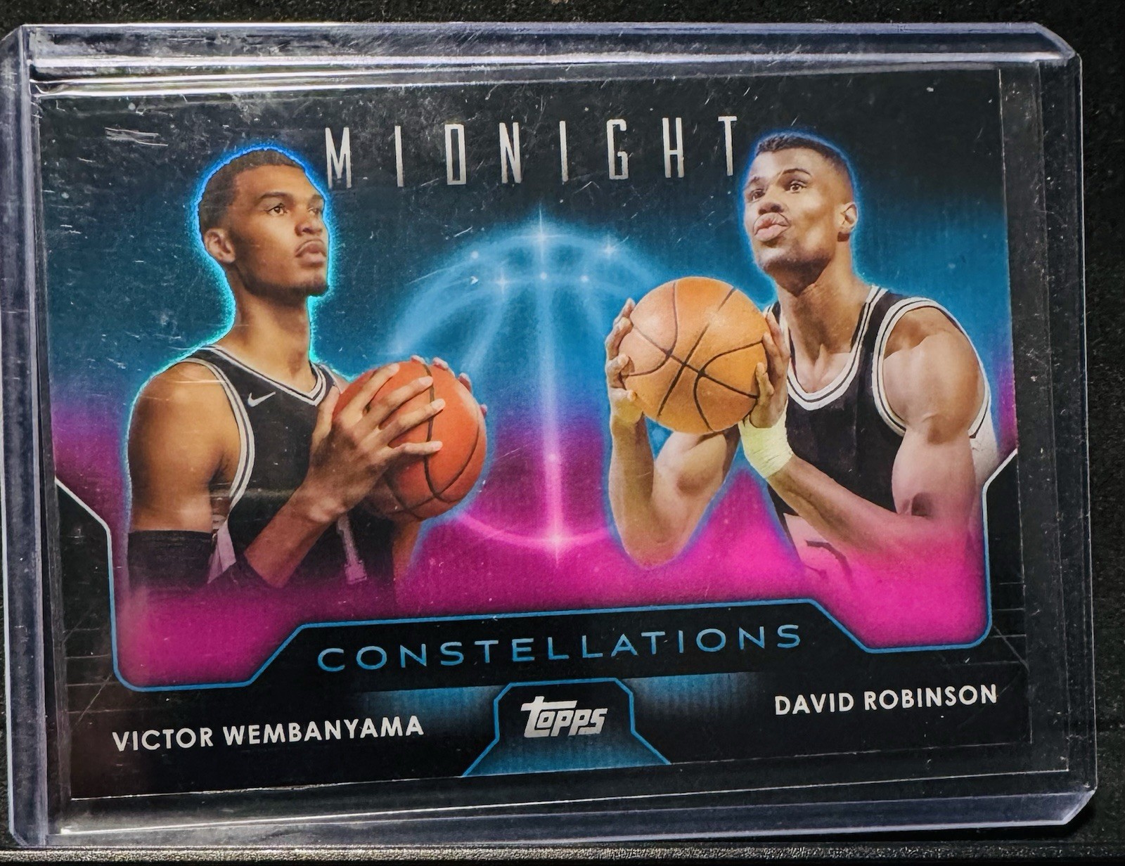 2023-24 Topps Midnight Constellations Victor Wembanyama(RC) David Robinson Spurs