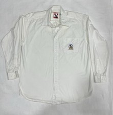 Vintage Mickey, Inc Long sleeve button Up White Medium 90s Disney Mickey Mouse