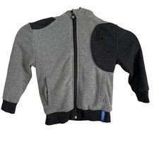 Cubcoats Grey Puppy 2-in-1 Transforming Hoodie Jacket Plush Toy Size 3T