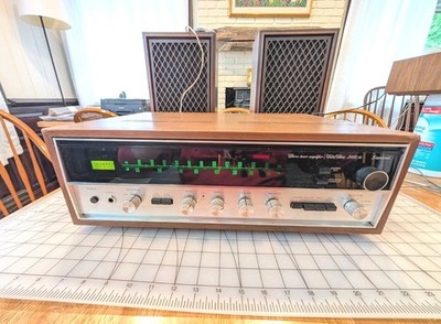 Vtg Sansui 2000A Solid State Stereo Tuner Amplifier Works But Some Issues READ
