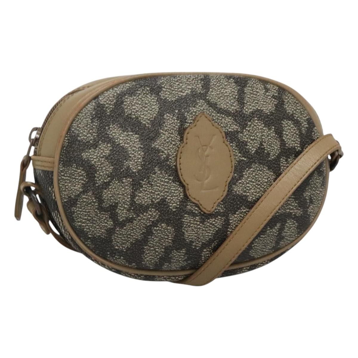 Borsa a tracolla Yves Saint Laurent in tela grigia autentica