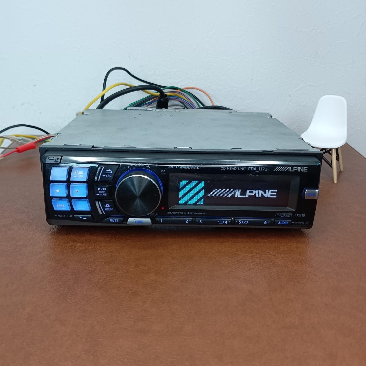 Alpine CDA-117Ji 1DIN Car Audio CD Player USB iPod Time Correction